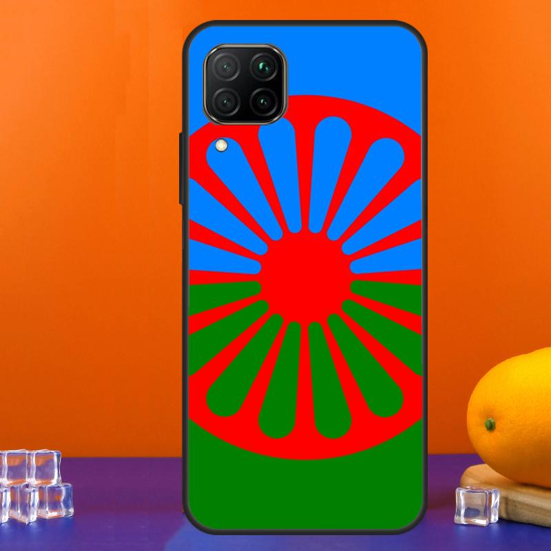 Gypsy Romani Roma Flag For Huawei Nova 12s 12i 11i 8i 9 10 SE Y91 Y90 Y60 Y70 Y72 Y61 P20 P40 Lite P30 P60 Pro Case