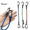 Travel Accessory for Secure Luggage Bungee Cord with Metal Hooks, Elastic Rope Durable Heavy Duty Ropes Hooks Strap, Flexible Fastening Strap Camping