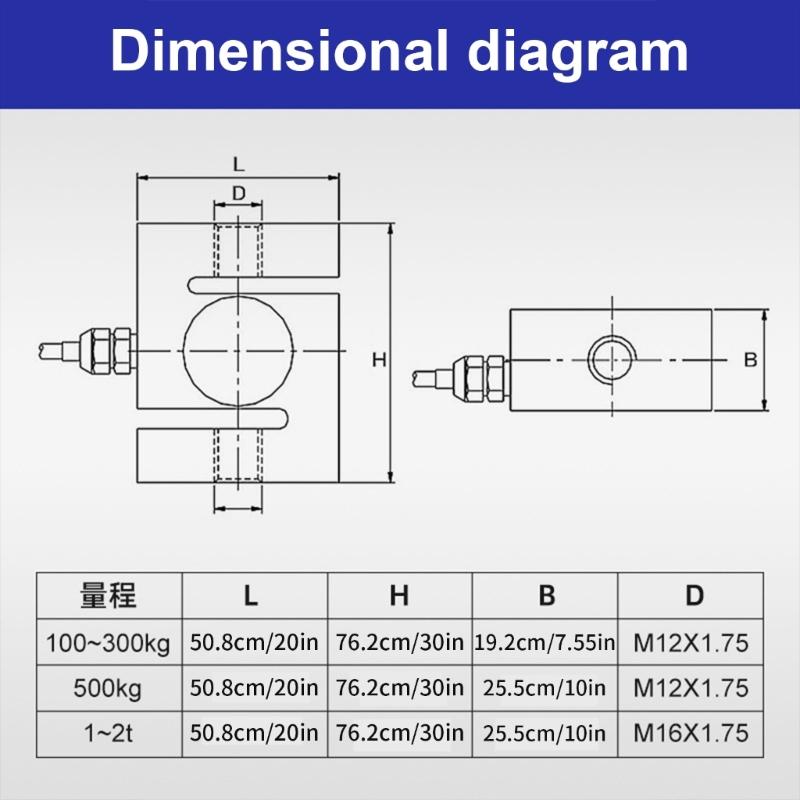 Heavy Duty S Types Load Cell Overloading Protections & Not Corrosion Plates Upgrades for Industrial Applications
