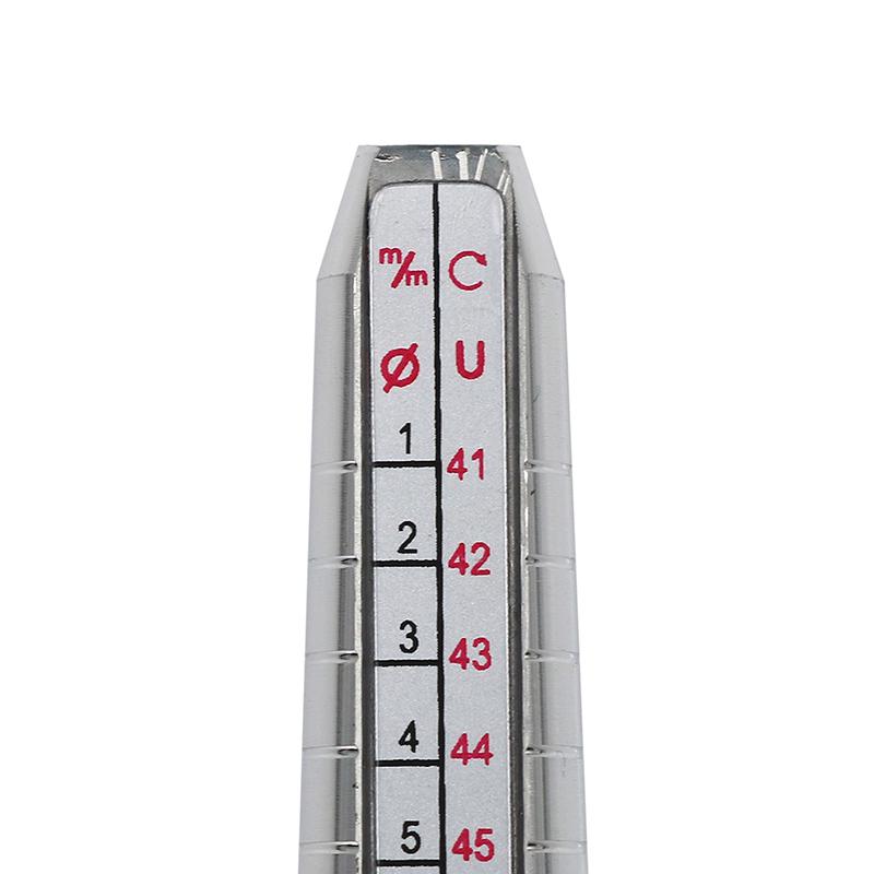 Ring Sizer Finger Guage Mandrel Finger Sizing Measure Stick Standard Tool Metal