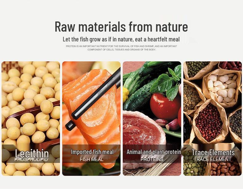 Color Enhancing Fish Food for Koi, Goldfish, and Tropical Ornamental Fish