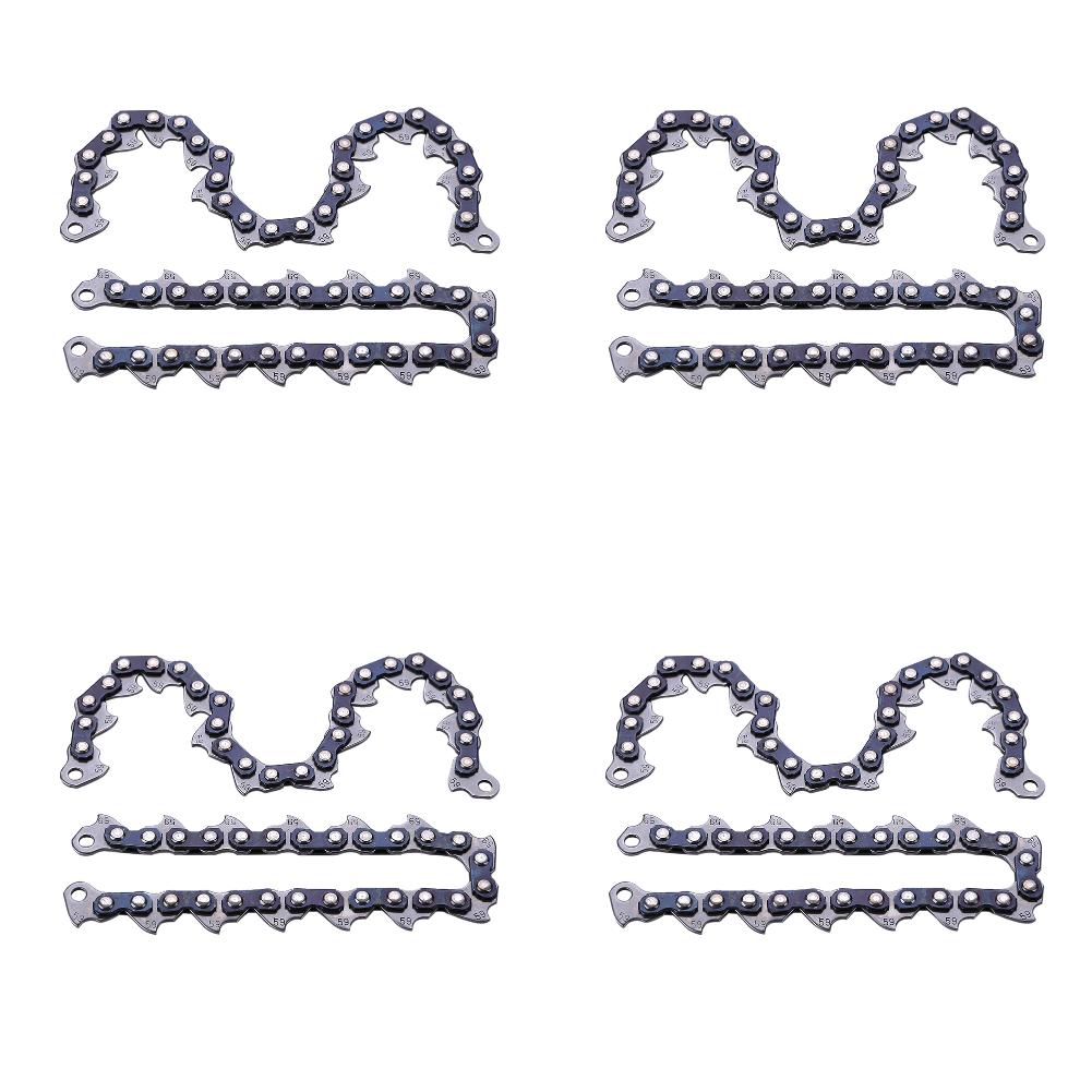 2-10PCS Chain Type Chain Blade Wood Cutting Chainsaw Woodworking Accessories Mower Grass Trimmer Head Chain