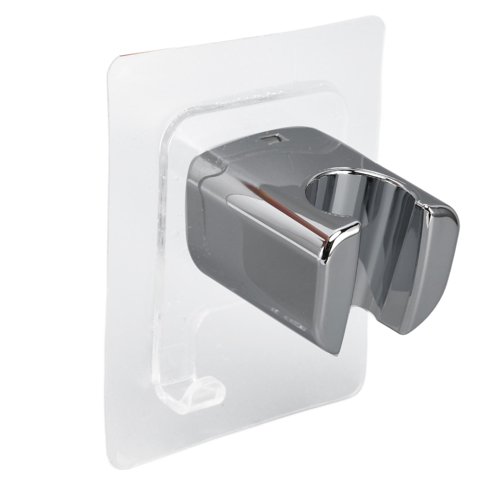 

Shower Head Bracket Plastic Adhesive Nail Free Waterproof Bidet Sprayer Holder for Home Hotel Bathroom