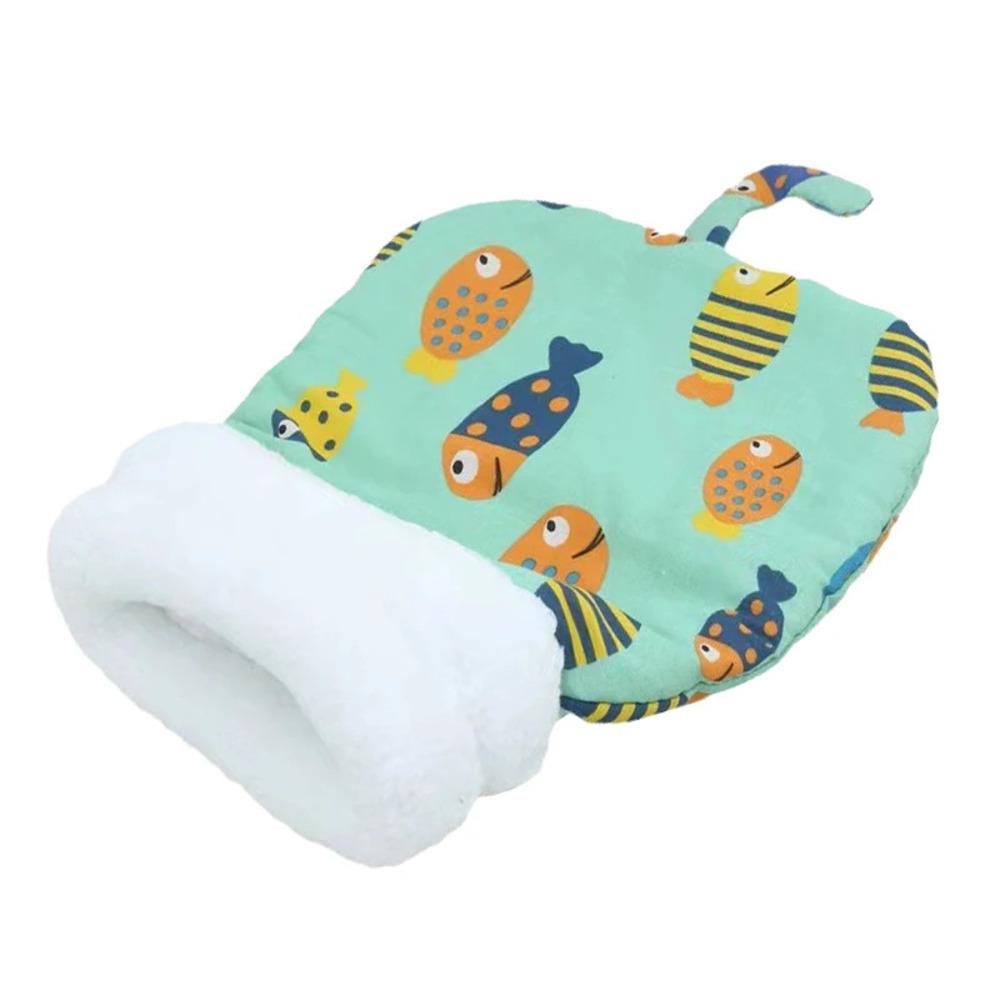 Cat Sleeping Bag Soft Cuddly Fluffy Feel Thickened Pet Pocket Type Quilt Bed Comfortable Nest Tunnel House for Cats