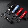 2026 Hot Car Sticker Car Keychain Pendant Suede Keyring for women's and Men's gifts Fashion For KIA RIO 2 3 4 5 Xline x line Car