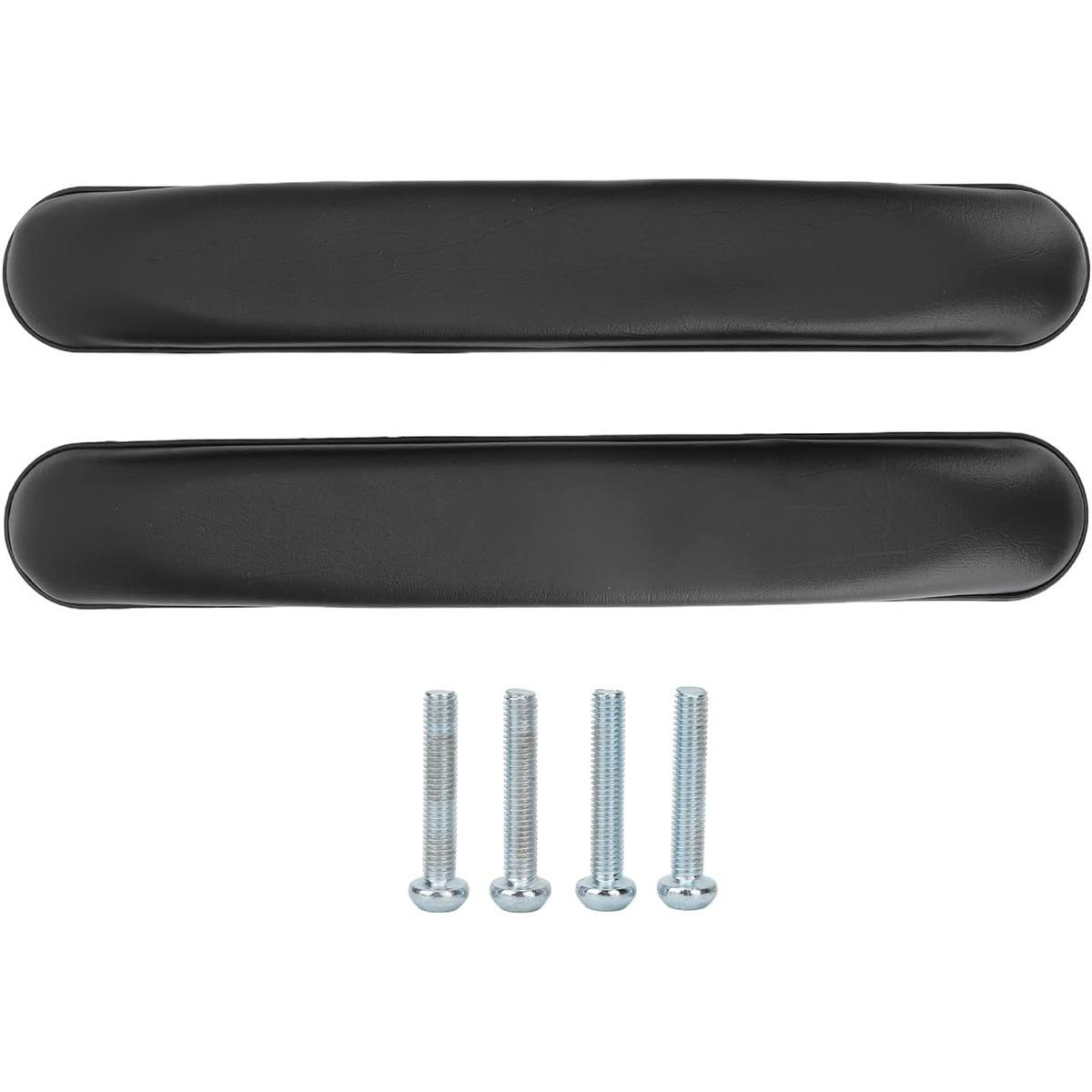 

1 пара подушек подлокотников для инвалидной коляски, универсальные, водонепроницаемые, износостойкие, устойчивые к царапинам, эргономичный дизайн One Size