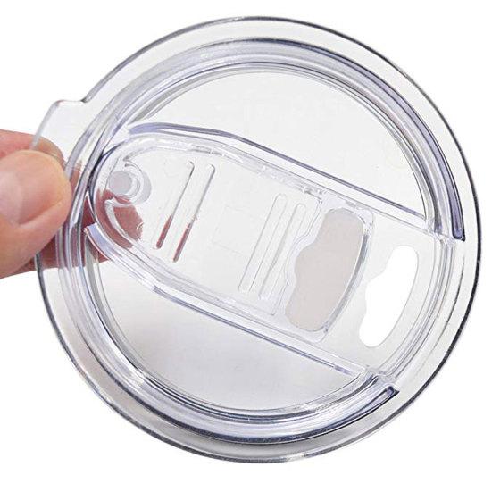 20/30oz Round Cup Lid Transparent Sealed Anti-Splash Cover for Yeti Ozark Trail