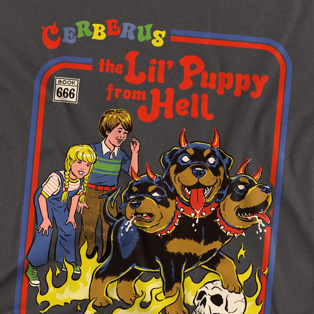 Steven Rhodes Unisex Adult Cerberus Puppy Long-Sleeved T-Shirt