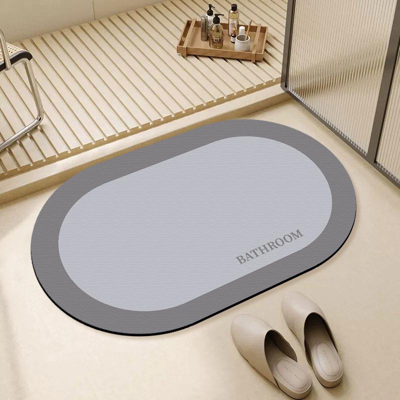 Koupelna Podložka do koupelny Koupelna Protiskluzová Nasákavá toaleta Pevné dveře Koupelna Diatom Bahno Rychleschnoucí podložka Koberec Koupelna