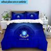 Everton Football Club Crest 3PCS Bedding set,Ideal for1pc Duvet Cover And 2pcs Pillowcases Perfect for Christmas gift,Ideal for Bedroom, Dormitory