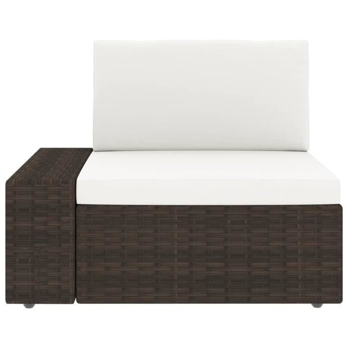 VidaXL Garden Furniture Set 5 Pcs Woven Resin Brown