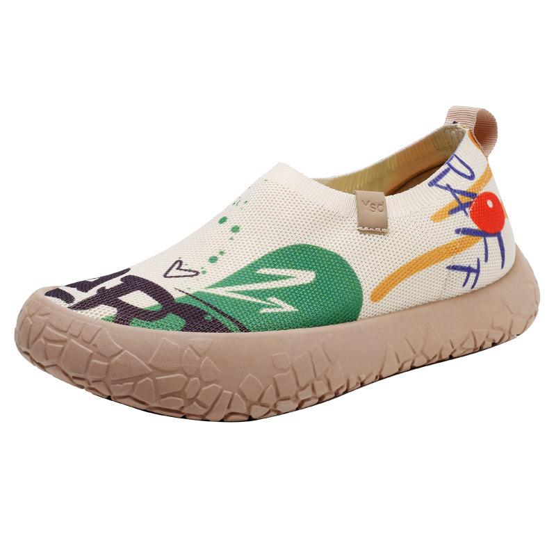 Scarpe da Viaggio da Donna Verniciate Toledo Leggere e Traspiranti Scarpe Casual a Pedale Unico alla Moda e Larghe Nuove Scarpe Pigre