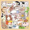 60 Original Cartoon Animal Stickers Collection for Kids - Student Rewards & Decorative Stationery