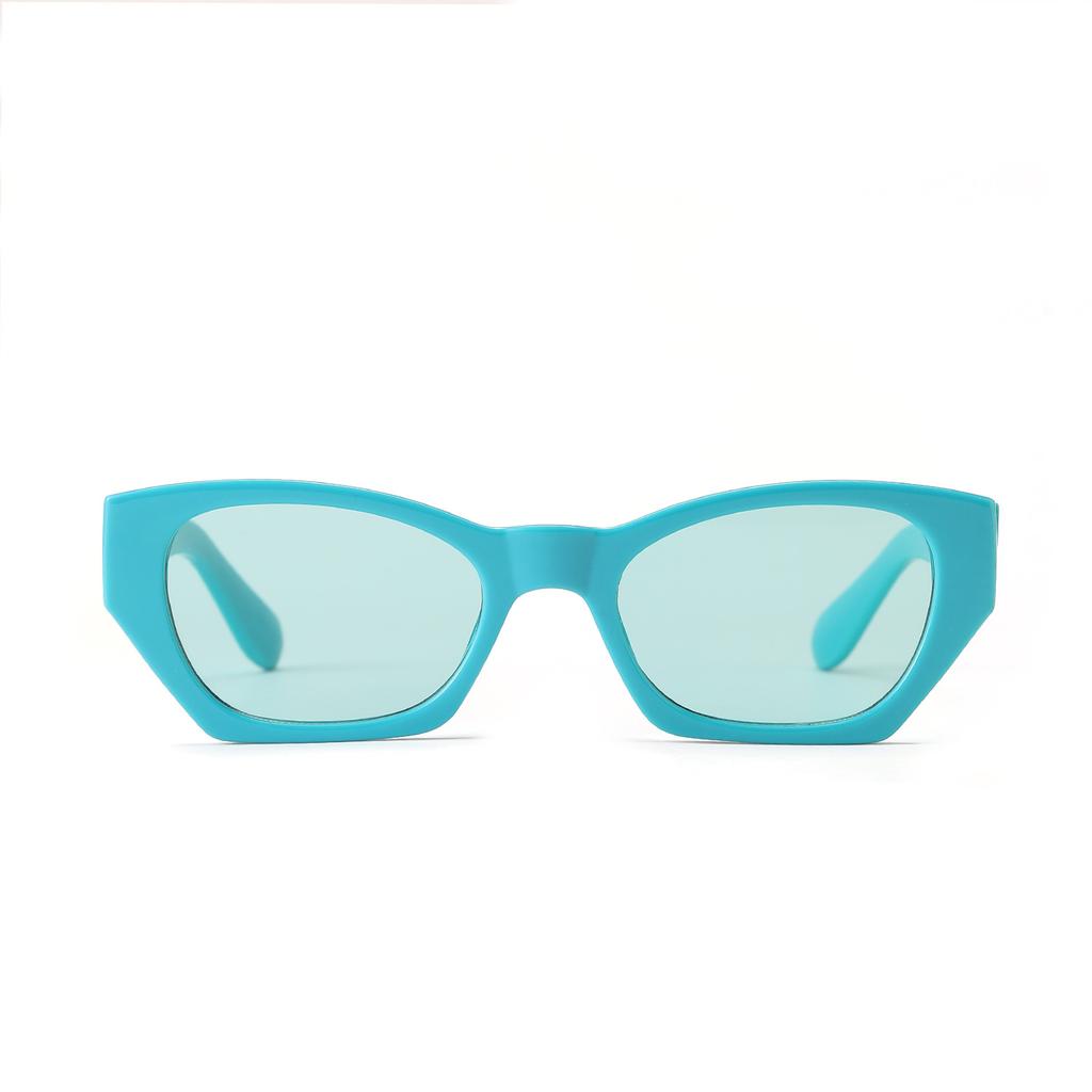 Brille 95154 Kleiner Rahmen Quadratisch Polygon Retro Rahmen Sonnenbrille Damen, Sonnenbrille Herren