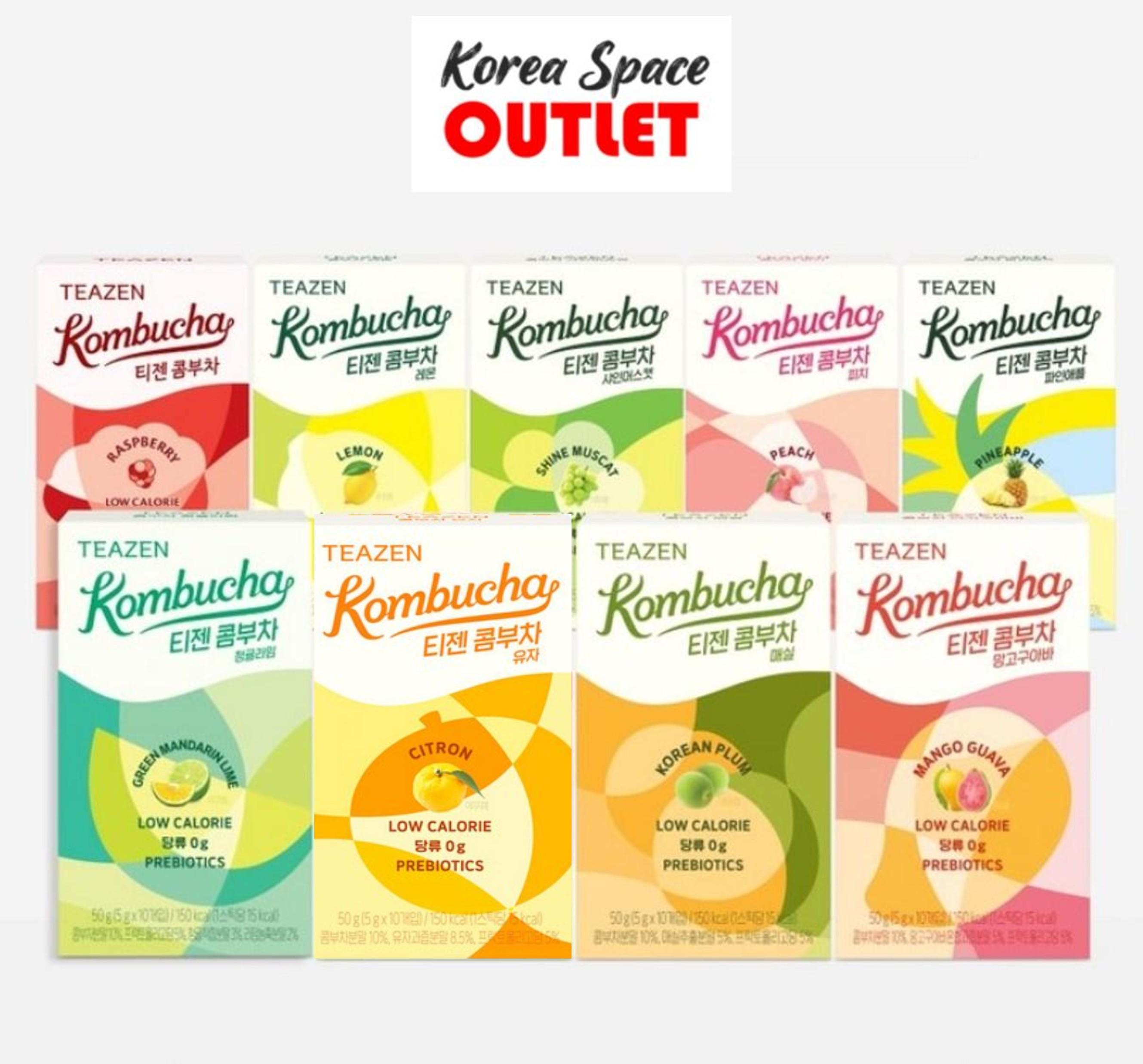 [Teazen] Teazen Комбуча Микс 9 вкусов 90 стиков 90sticks