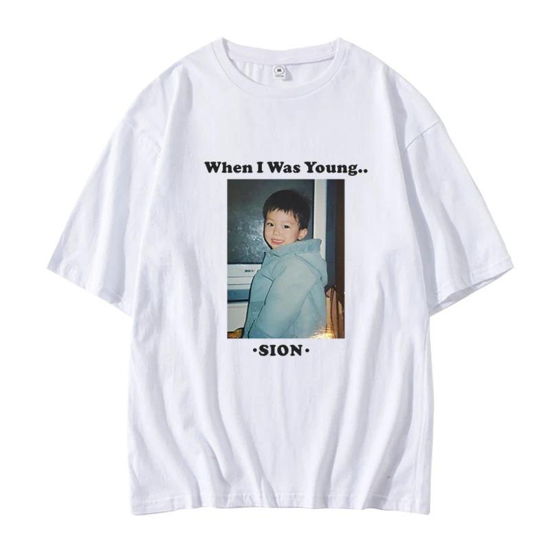 NCTWISH Concert When I Was Young with The Same Loose Summer Fashion Women Tshirt Shortsleeved Round Neck Clothes S