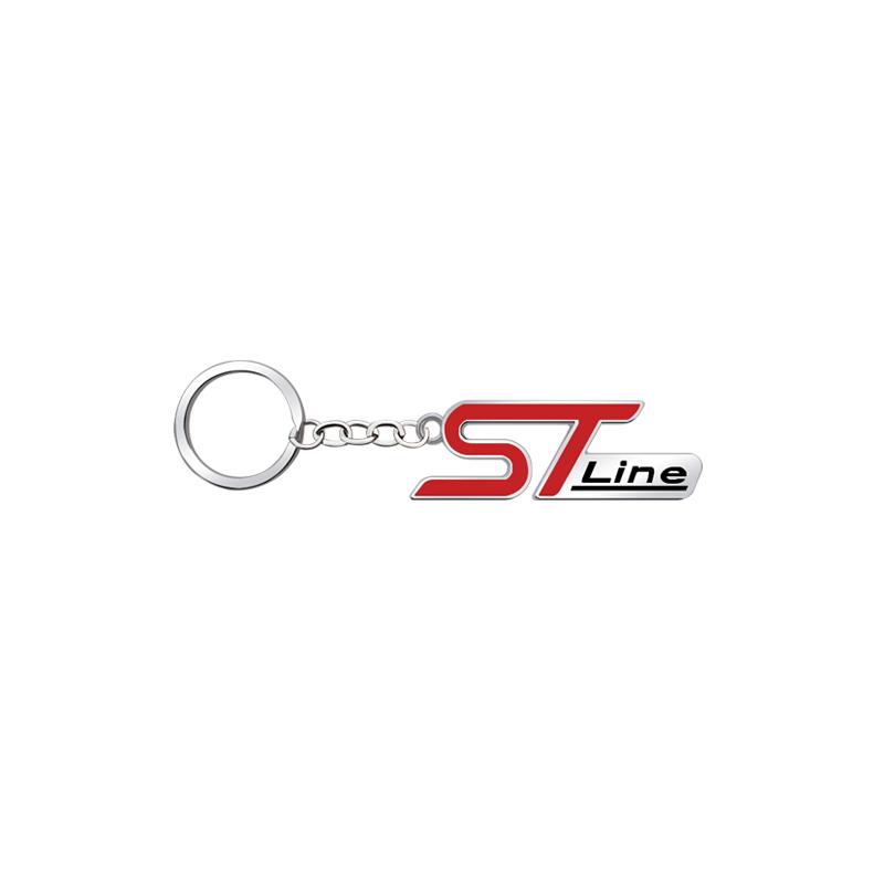 DRZG2 Car Accessories Metal Grille Emblem Rear Trunk Body Badge Sticker For Ford ST LINE Focus Fiesta Ecosport Kuga Mondeo Everest
