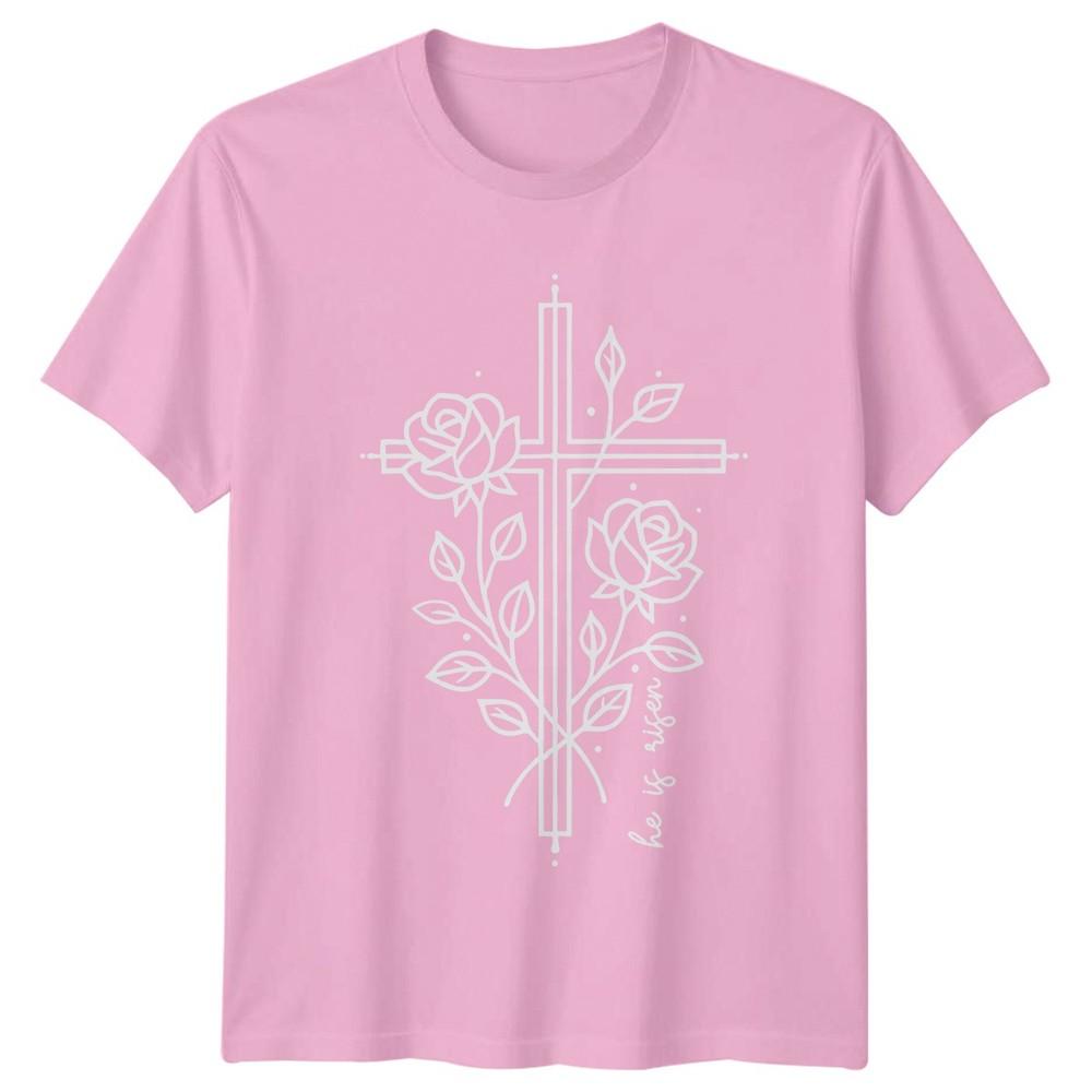 He Is Risen Unisexs TShirt Easter Christian Easter Gift For Her