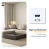 BINGOELEC EU IR Neutral Live Wire Glass Hand Wave Infrared Sensor Wall Light Switch