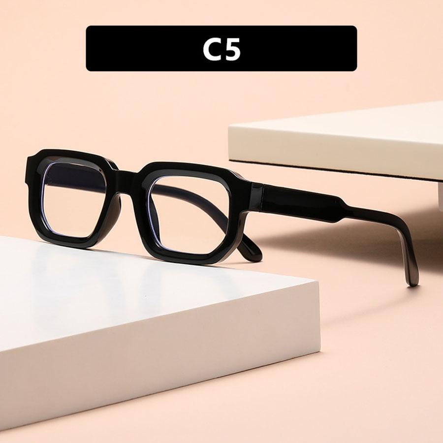 New Men Vintage Rectangle Frame Sunglasses Fashion Retro Sun Glasses Luxury Brand Design Glasses UV400 Eyewear Women Goggles