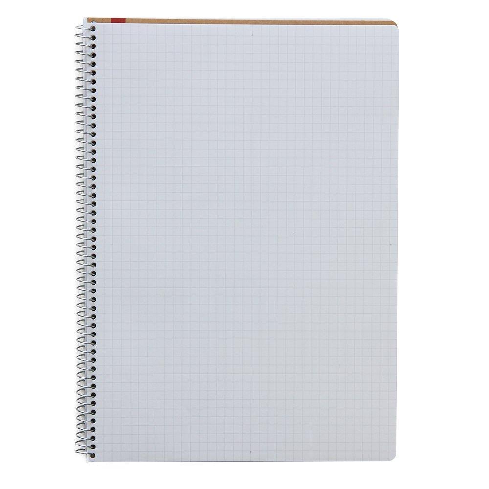 Maruman Spiral Notebook, 5mm Grid, Basic, B5, 80 Sheets, Set of 5, N246ES