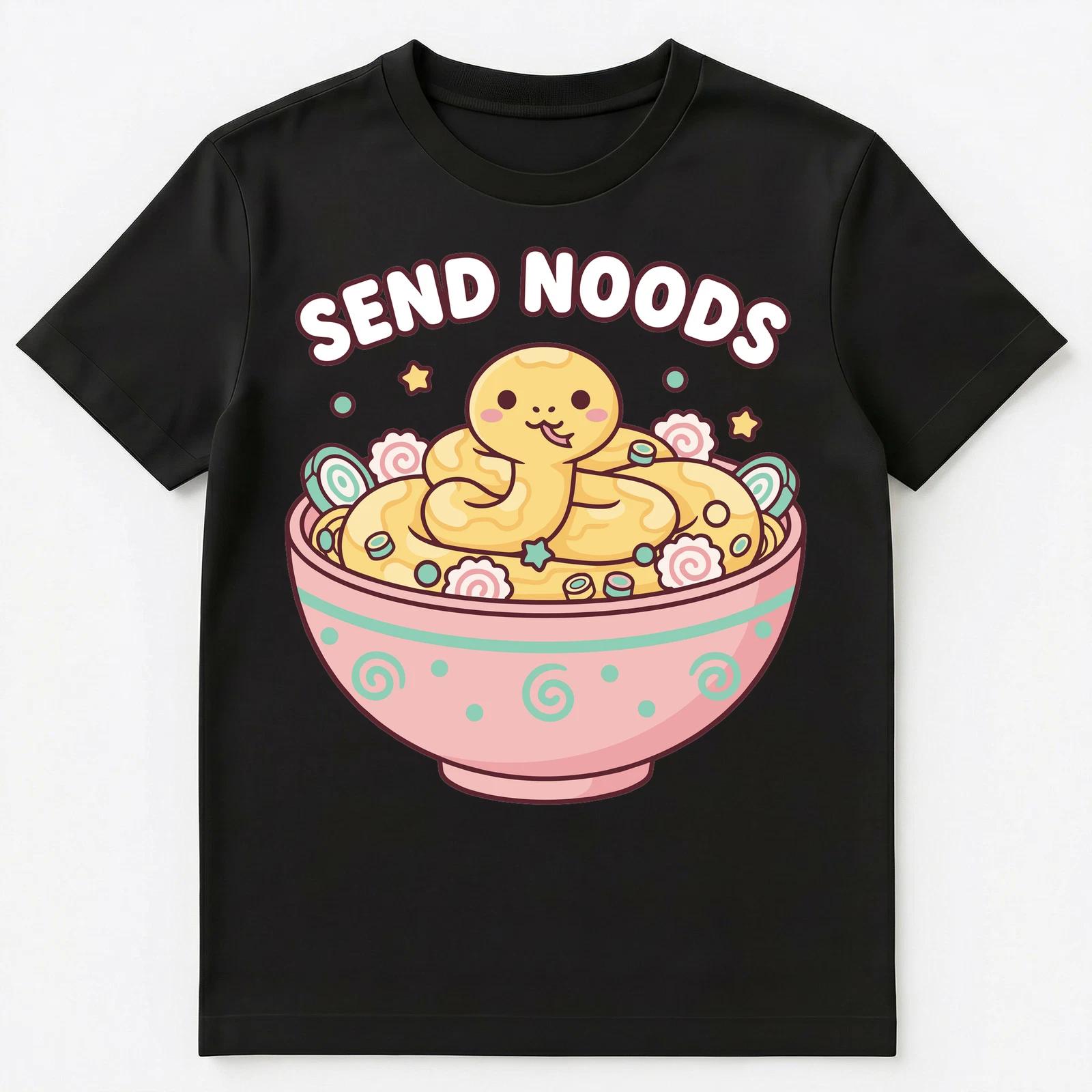 Ramen Lover Cute Snake Noodle Wholesome Foodie Unisex T-Shirt 4XL