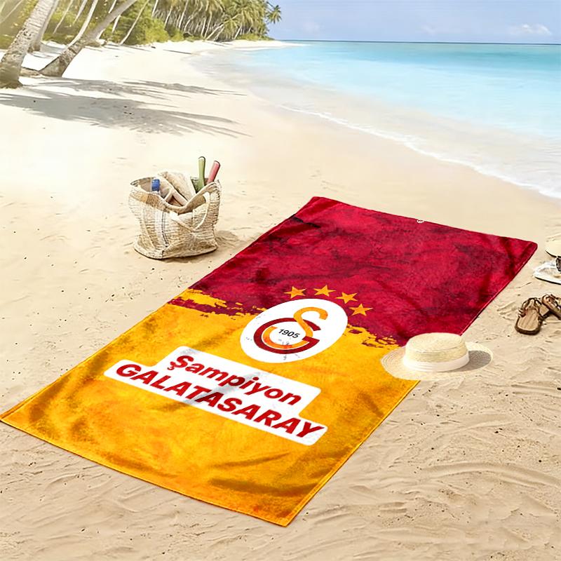 Asciugamano da Spiaggia Galatasaray SK, Un Must-have per Ogni Viaggio Perfetto, Regalo Perfetto per Compleanno, Vacanze per Famiglia e Amici