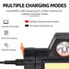 Wiederaufladbare COB LED USB Stirnlampe Stark Magnetisch Leistungsstarke Scheinwerfer Super Hell Wasserdicht Stirnlampe Für Outdoor Angeln