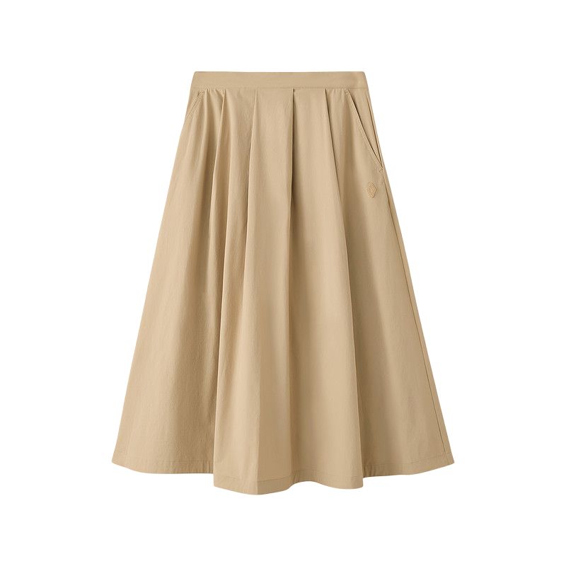 Skechers Woven Classic A-Line Midi Skirt Women skirts L226W057-03LF S