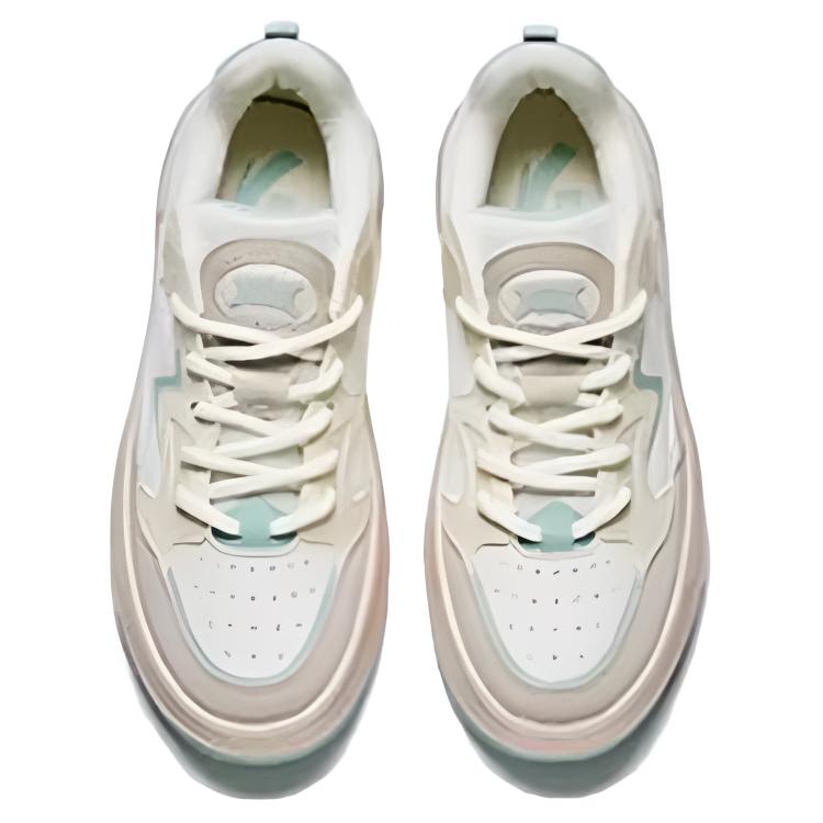 Anta Pg7 Commuting Versatile Comfortable Cold Resistant Simple Trendy Warm Durable Mid-Top Sneakers Women Sneakers White Beige Brown 122548975-1