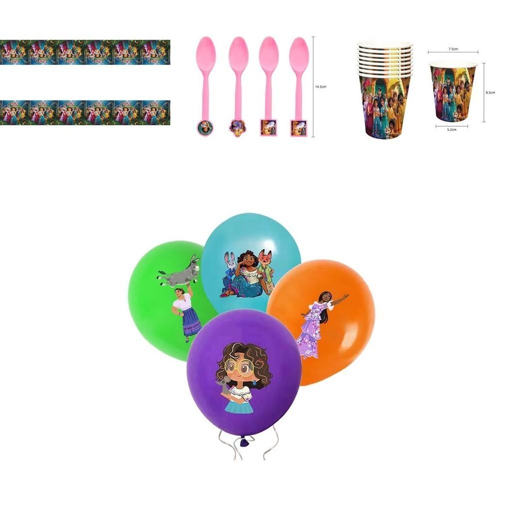 Complete Encanto Birthday Party Supplies Set For Unisex Parties With Latex And Paper Materials