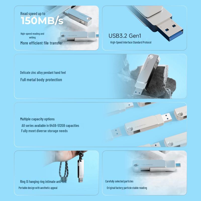 COLORFUL RVA01 Lite Dual-Interface USB Flash Drive