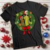 Unisexs And Unisexs Christmas Scoobydoo And Shaggy Wreath Tshirt Tee Mc