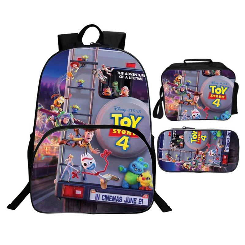Cartoon Print Backpack For Kids Versatile School Bag With Cute Design And Spacious Capacity