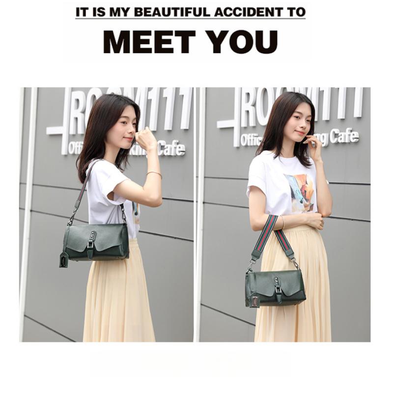 The New European and American Style Clamshell PU Leather Underarm Messenger Pillow Boston Large-capacity Female Bag One-shoulder Portable Diagonal Bag
