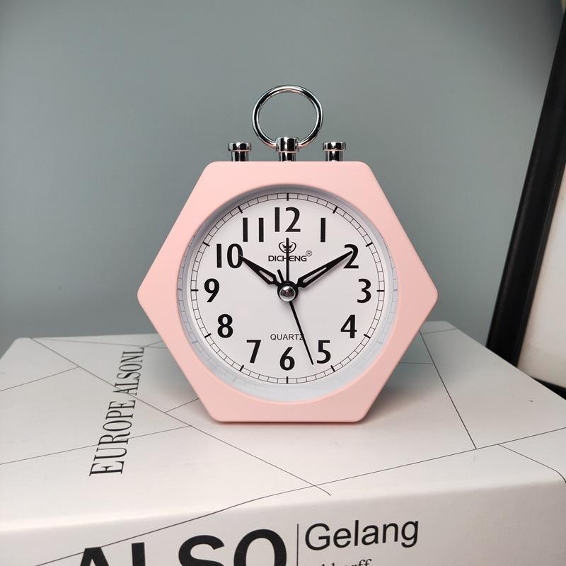 Simple Nordic students silent alarm clock for children's bedroom bedside fashionable and creative luminous alarm clock OS005