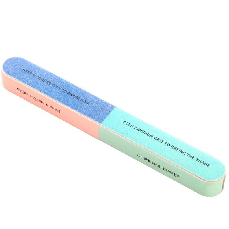 

Мягкая пилка Семисторонняя полировочная пилка для ногтей Семисторонняя полировочная пилка Инструмент для ногтей Маникюрные принадлежности