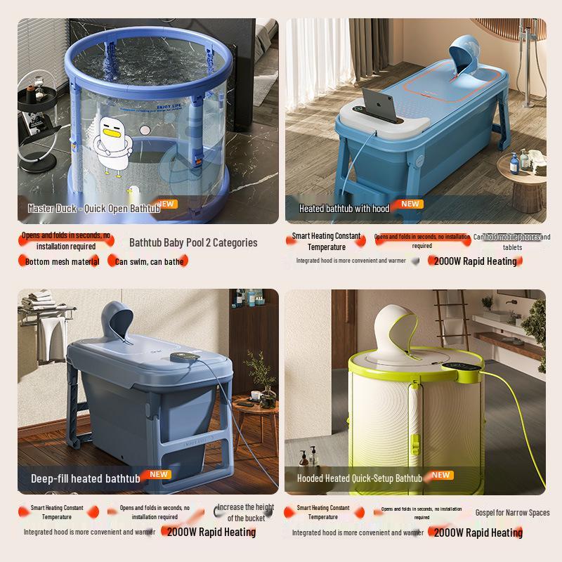 Double-Height Flocked Inflatable Bed - Foldable Single Mattress with Automatic Inflation