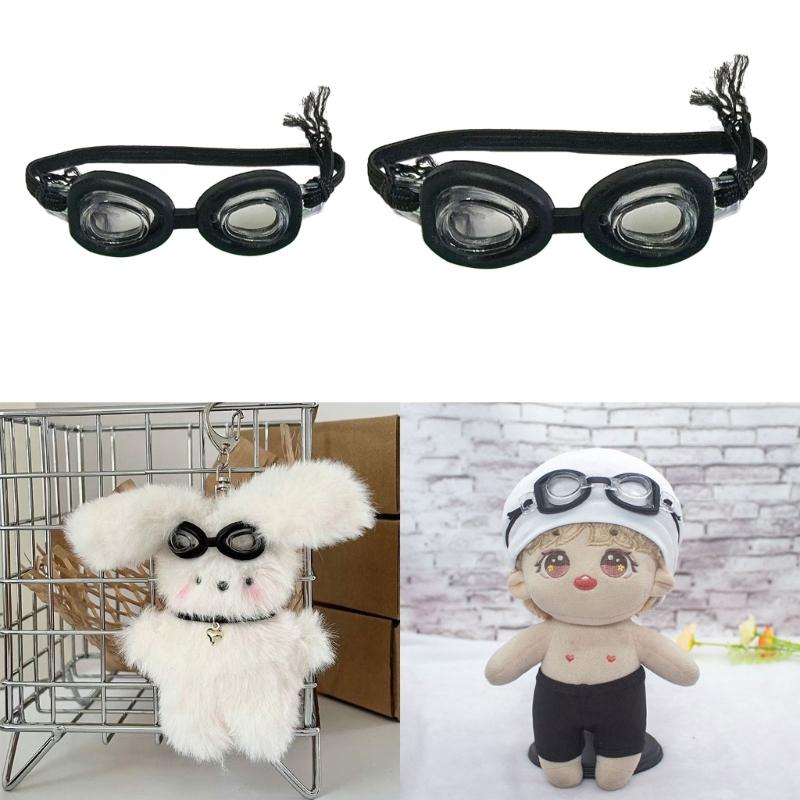 Baby Goggles Mini Doll Accessory Doll Photo Props Snow Goggles Miniatures Doll House Diving Glasses Camera Props