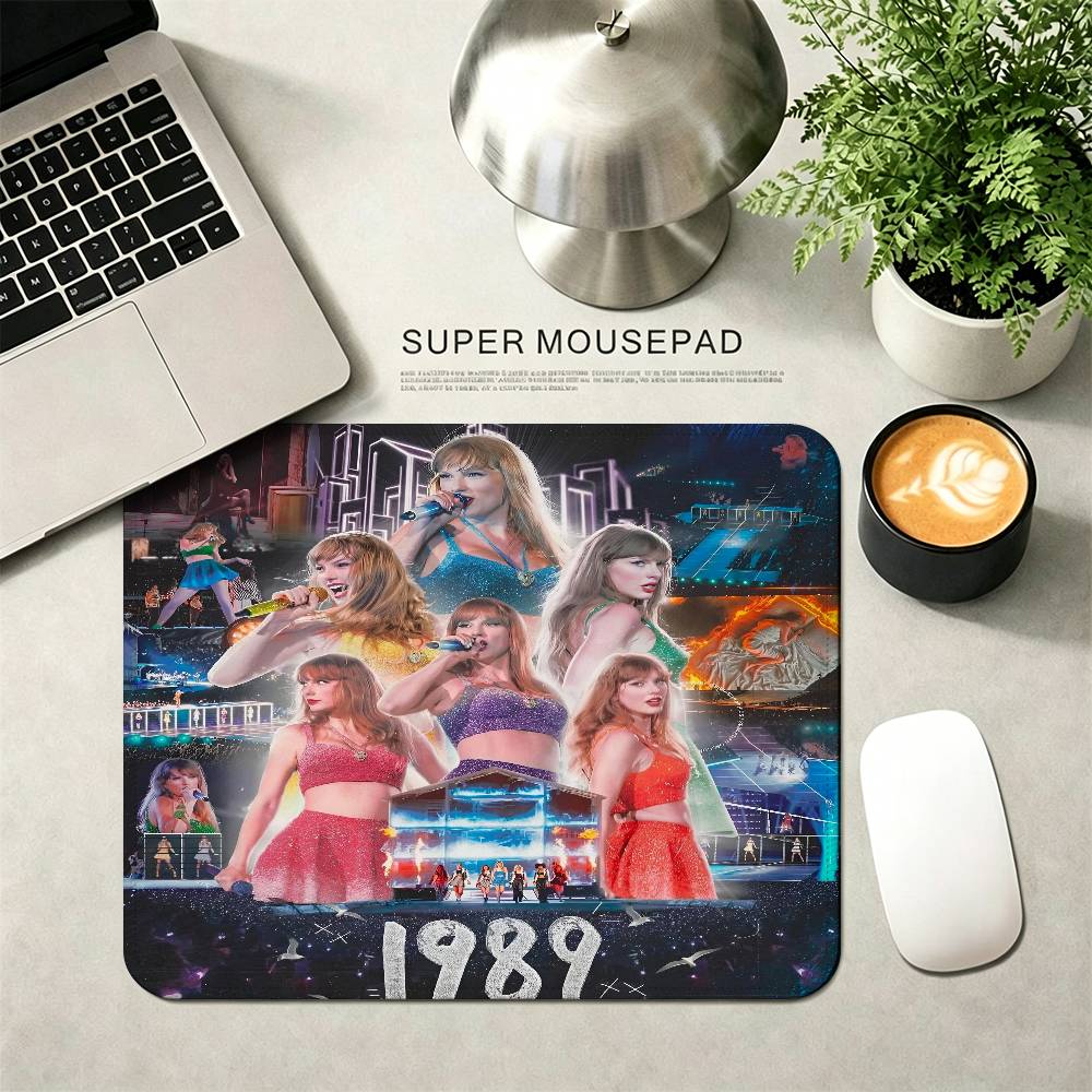 Singer T-Taylor-S-Swift-ES T-TTPD 25x29cm Small Office Student Gaming Thickened Pad Non-slip Cushion Mouse Pad Writing Desk Mats