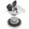 Motorcycle Fuel Gas Cap Tank Cover with 2 Keys for VT750RS Shadow RS 2010 To 2011