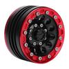 4pcs   Metal Wheel Hub RC Car A Essories Fit for 1Celsius10 RC Crawler 1.9 Inch(Red Black )