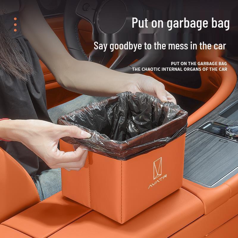 2024 Avatr 07 Car Foldable Trash and Storage Box for Front and Rear Rows