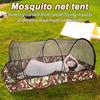 Camping Faltbares Mesh-Zelt Einzel-/Doppelpersonen-Fliegenschutz Wasserdicht Tragbar Keine Installation Outdoor Wandern Reisen Klettern Rucksackreisen Unterschlupf