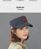 Four Seasons Cotton Camouflage Sun Hat with Star Embroidery - Unisex Flat Top Design