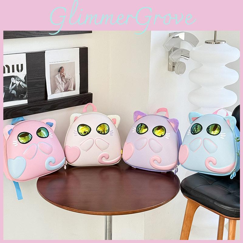 Themed Cat Playful Backpack For Kids Featuring Comfortable Arc Shoulder Straps For Carrying Easy