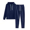 Children's Solid-color Loose Sweatshirt And Sweatpants Casual Sportswear Set