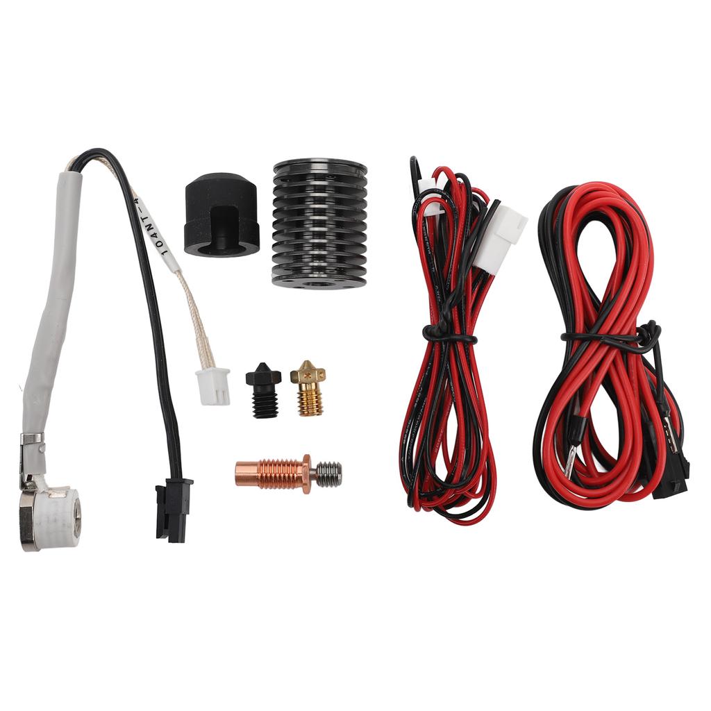 Ceramic Hot End Kit 24V High Temp Resistant Heating Block for V6 N0.1 0.2 2.4 3D Printer Parts
