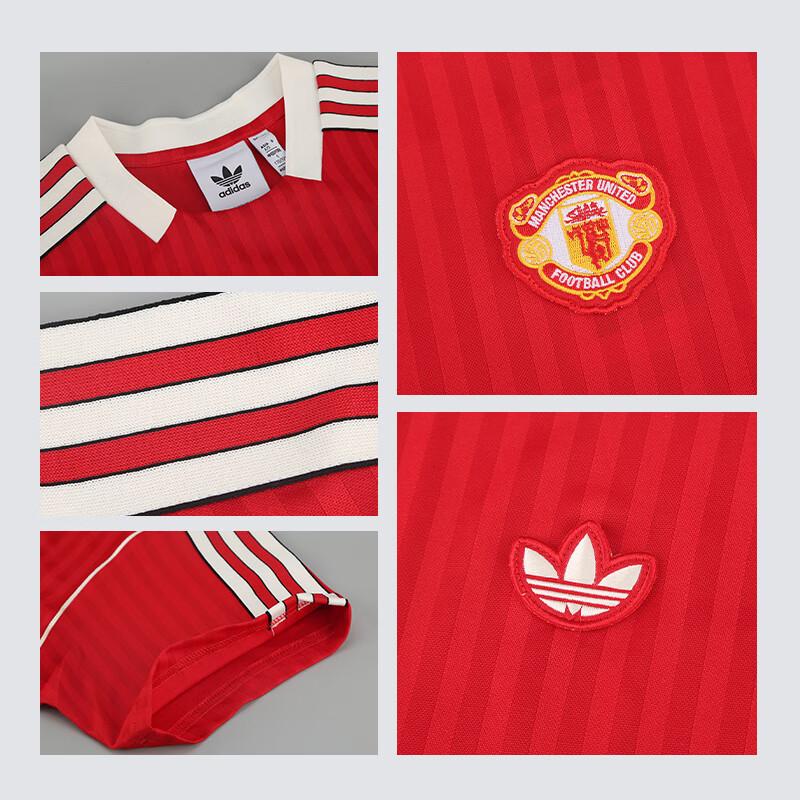 adidas Free Shipping With AdiClub Manchester United Terrace Icons Jersey Gender Neutral JF0386