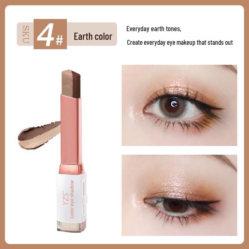 

YZS Бархатные градиентные двухцветные тени-стик - Ленивые тени, Натуральный цвет, Стойкие к смазыванию YY03 3.8g